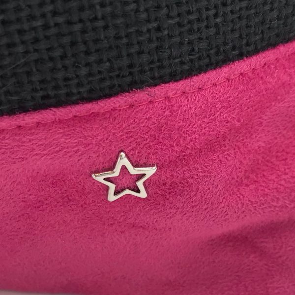 SAC SEAU BI-MATIERES SOPHIA FUCHSIA – Image 2