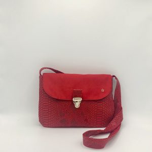 BESACE ANAIS KOMODO ROUGE / ROUGE