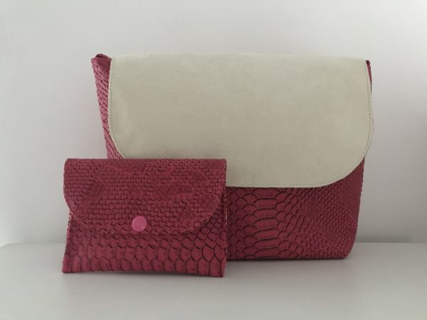 SAC BANDOULIERE ISABELLE KOMODO FUCHSIA – Image 2