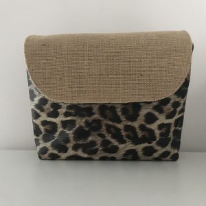 SAC BANDOULIERE ISABELLE LÉOPARD MARRON