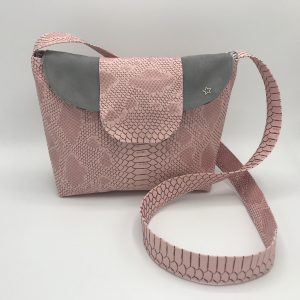 SAC BANDOULIERE EMMA ROSE / GRIS