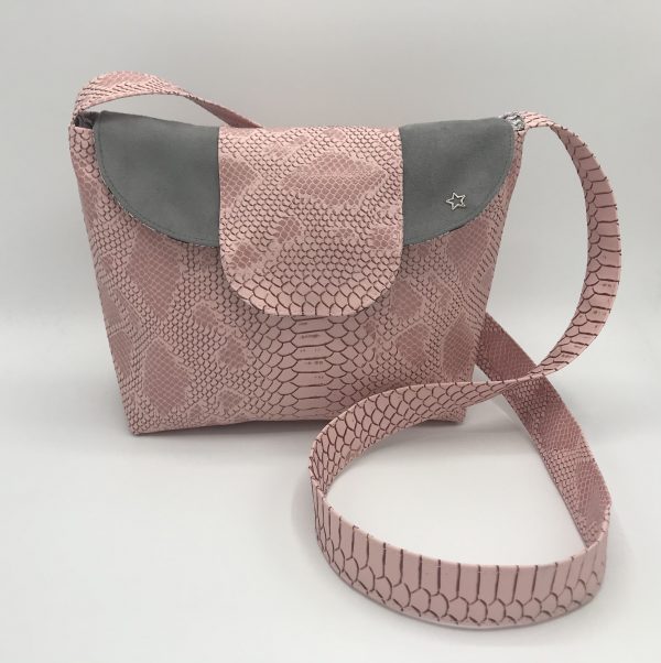 SAC BANDOULIERE EMMA ROSE / GRIS