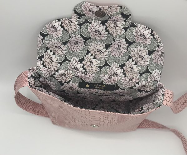 SAC BANDOULIERE EMMA ROSE / GRIS – Image 3