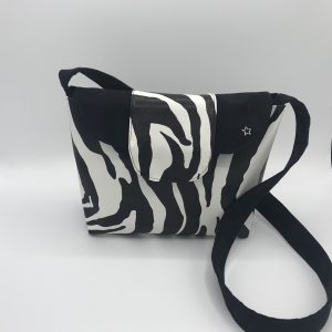 SAC BANDOULIERE EMMA ZEBRE / NOIR
