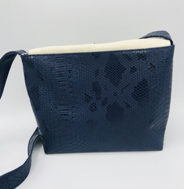 SAC BANDOULIERE ISABELLE MARINE / ÉCRU – Image 4