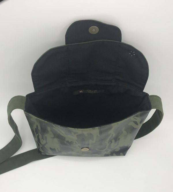 SAC BANDOULIERE EMMA CAMOUFLAGE / KAKI – Image 2