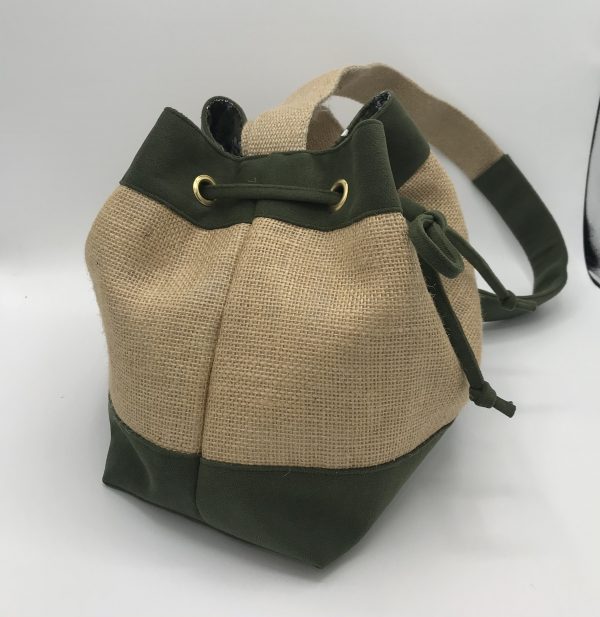 SAC SEAU BI-MATIERES SOPHIA KAKI