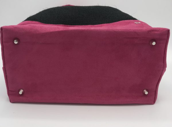 SAC SEAU BI-MATIERES SOPHIA FUCHSIA – Image 3