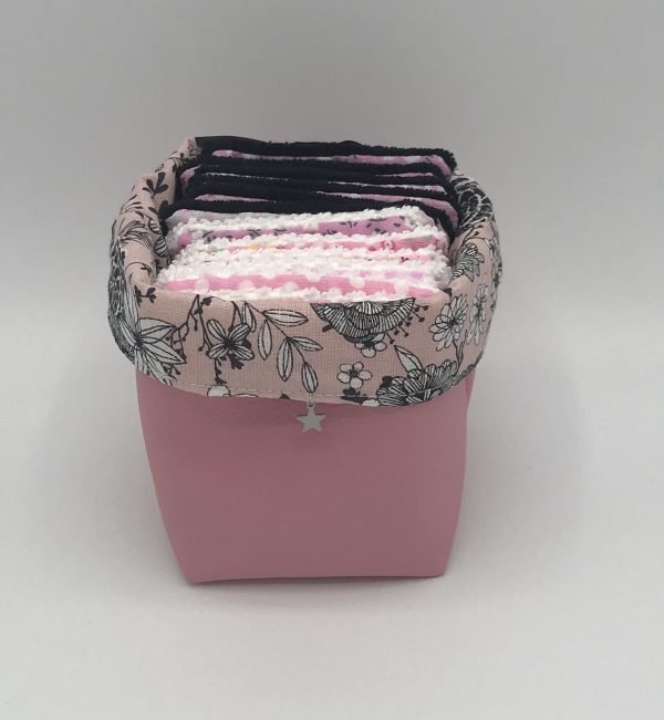 PANIER EN SIMILI CUIR +14 CARRES DEMAQUILLANTS – Image 12