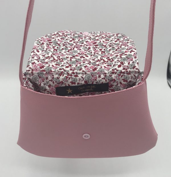 SAC FILLETTE ADELE ROSE / GRIS – Image 2