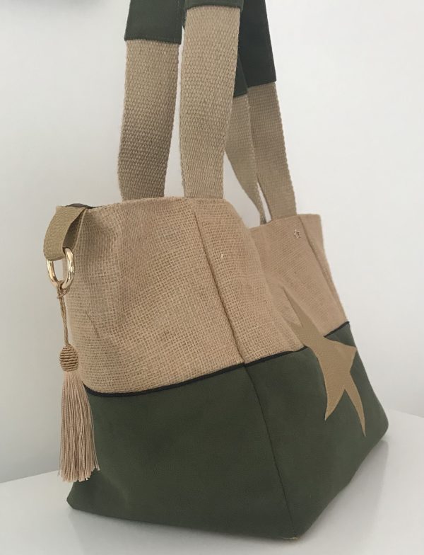 SAC CABAS MELANIE DAIM KAKI – Image 5