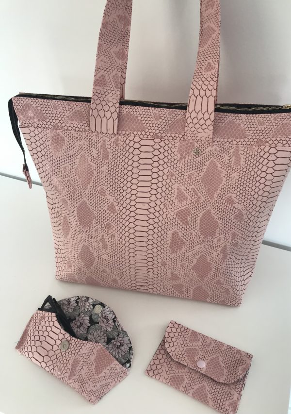 SAC CABAS JADE SIMILI CUIR KOMODO – Image 2