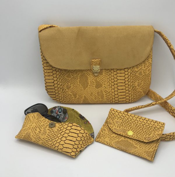 BESACE ANAIS KOMODO JAUNE / JAUNE – Image 2