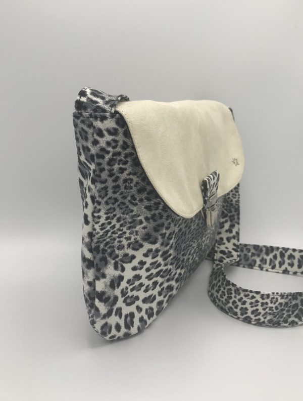 BESACE ANAIS LEOPARD GRIS / CREME – Image 2