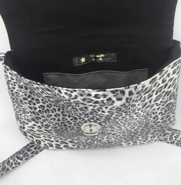 BESACE ANAIS LEOPARD GRIS / CREME – Image 3