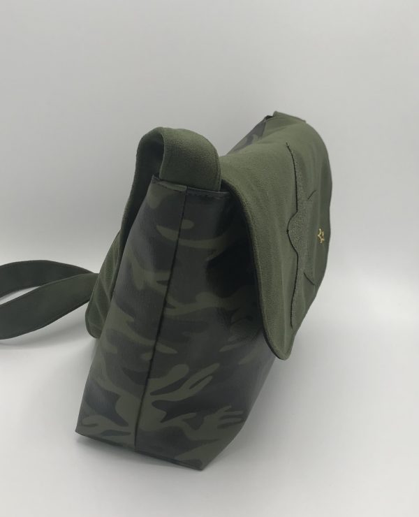 SAC BANDOULIERE ISABELLE CAMOUFLAGE / KAKI – Image 3