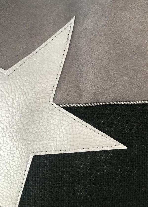 SAC CABAS MELANIE SUEDINE GRIS – Image 3