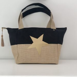 SAC CABAS MELANIE SUEDINE NOIRE