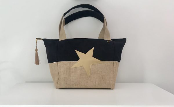 SAC CABAS MELANIE SUEDINE NOIRE
