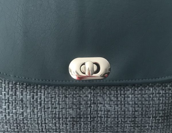 SAC BANDOULIERE IRIS PORTÉ ÉPAULE BLEU TURQUOISE – Image 6