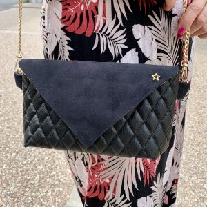 SAC CAMILLE MATELASSÉ NOIR