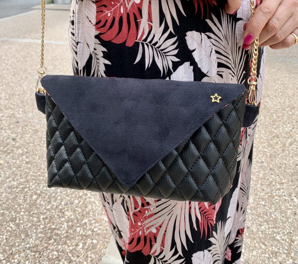 SAC CAMILLE MATELASSÉ NOIR