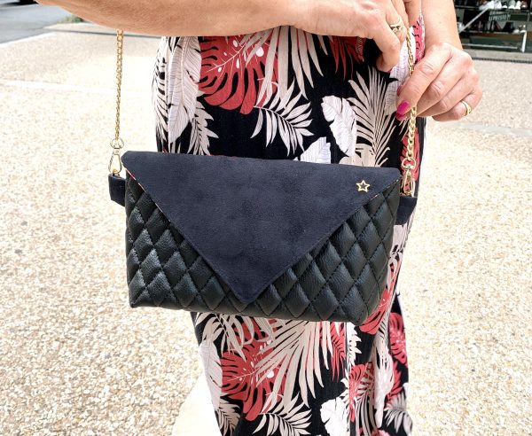 SAC CAMILLE MATELASSÉ NOIR – Image 3