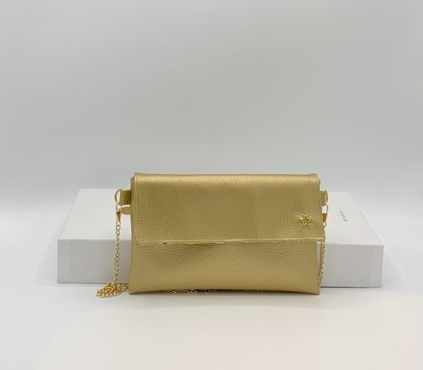 pochette louise dorée